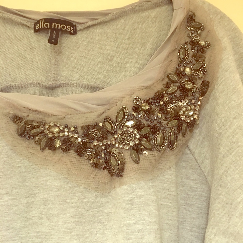 Ella Moss embellished sweatshirt.